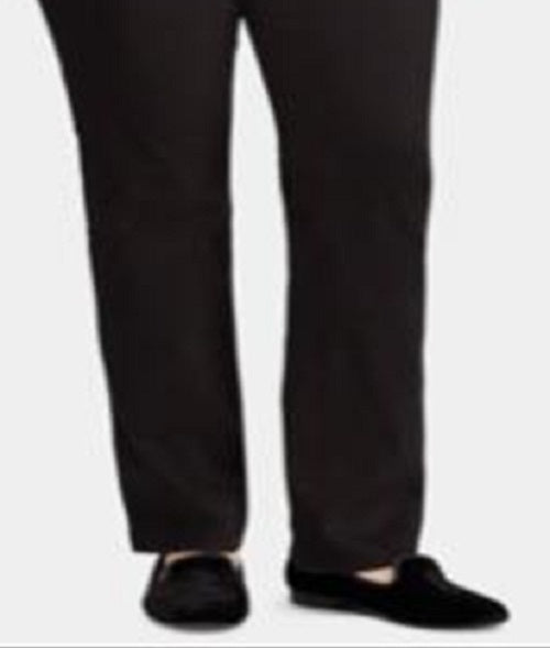 Ralph Lauren Women's Plus Premier Straight Jeans Black Size 14 W