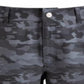 Hi-Tech Men's Stretch Camoflauge Print Dri Tec Hybrid Shorts Gray Size 38