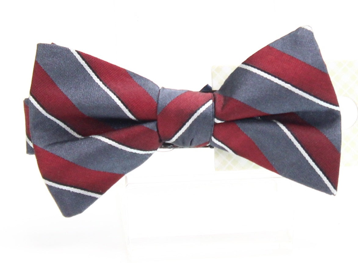 Ryan Seacrest Distinction Men's Matera Silk Plaid Bow Tie Red Size Regular