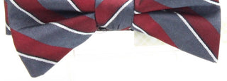 Ryan Seacrest Distinction Men's Matera Silk Plaid Bow Tie Red Size Regular