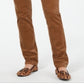 Charter Club Women's Lexington Straight Leg Corduroy Pants Brown Size 12 Petite