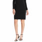 Ralph Lauren Womens Long Sleeve Above the Knee Body Con Dress Black Size 2 P