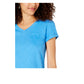 Style & Co Women's V Neck Pocket T-Shirt Blue Size Petite S