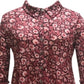 Style & Co Women's Floral Print Tunic Wine Size XX-Large