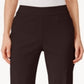 Alfred Dunner Women's Allure Slimming Stretch Pants Brown Size 12P