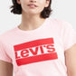 Levi's Women's Cotton Graphic Logo T-Shirt Pink Size XX-Large