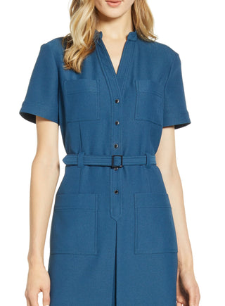 Anne Klein Women's Shirtdress Blue Size 8