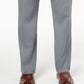 Club Room Men's Pants Flat Front Classic Chino Stretch  Gray Size 38X32