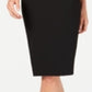 Calvin Klein  Women's  Off-the-Shoulder Color Block Sheath Dress Black Size 6