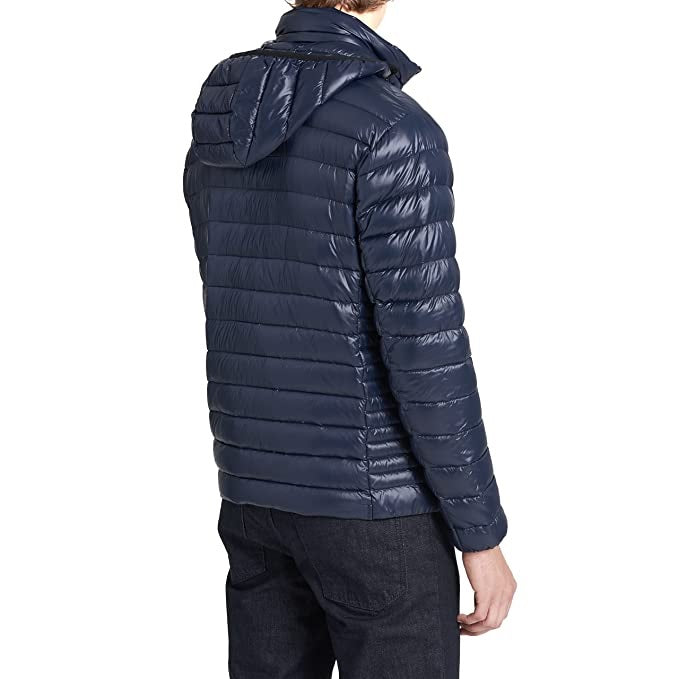 Calvin Klein Men's Winter Slim Fit Down Coat Blue Size Small