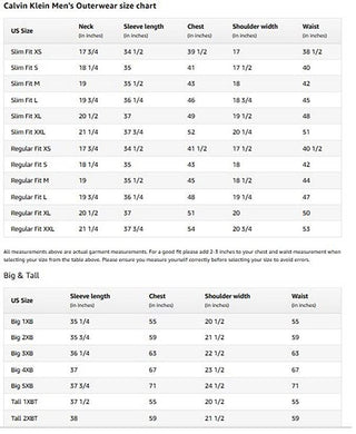 Calvin Klein Men's Winter Slim Fit Down Coat Blue Size Small