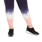 Ideology Women's Plus Blurred Tie Dyed Leggings Purple Size 1X
