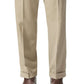 Dockers Men's Comfort Relaxed Pleated Cuffed Fit Khaki Stretch Pants Brown Size 40X30