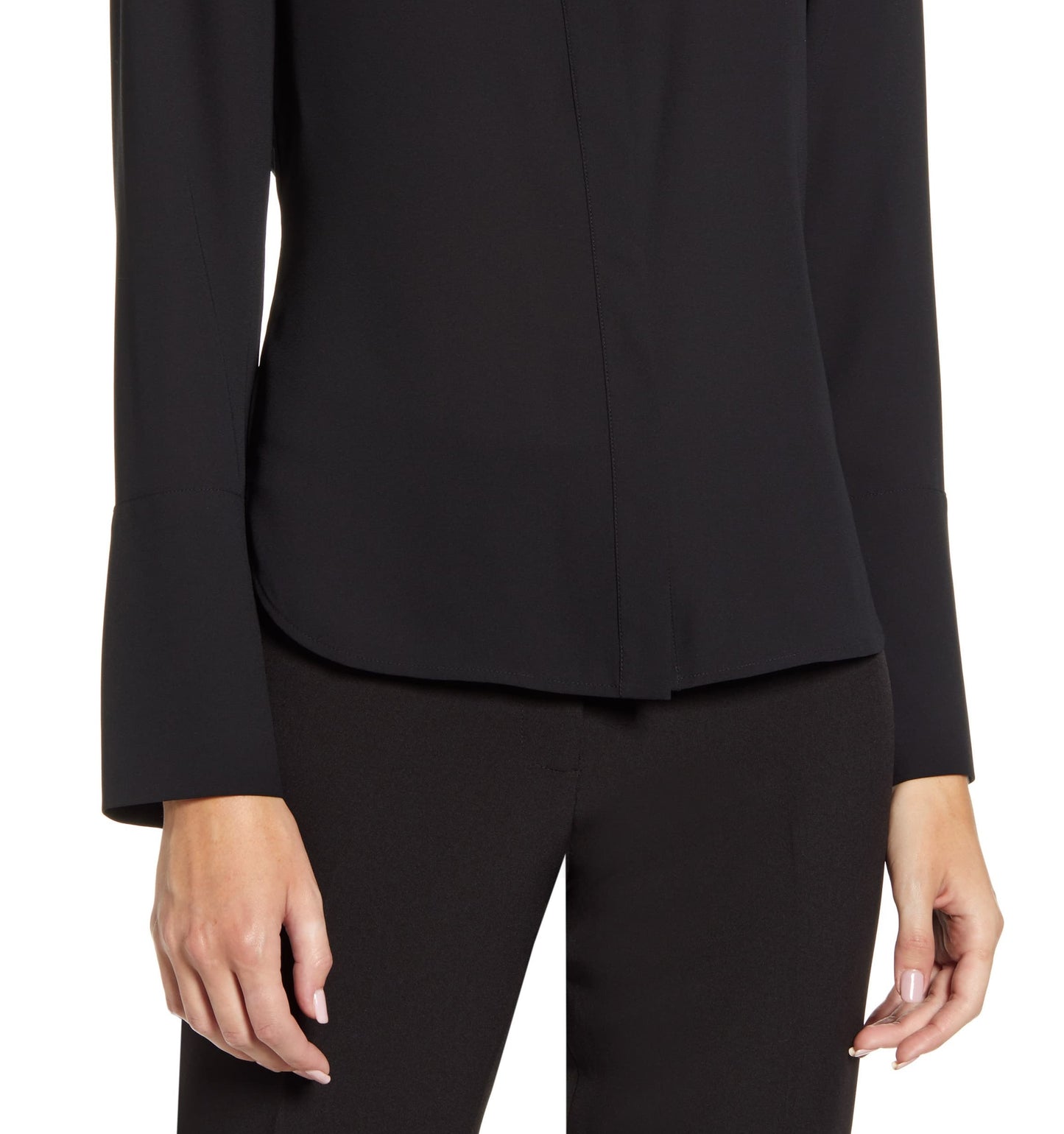 Anne Klein Women's Top Black Size X-Large