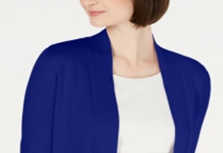 Calvin Klein Women's Shrug Cardigan Blue Size X-Large