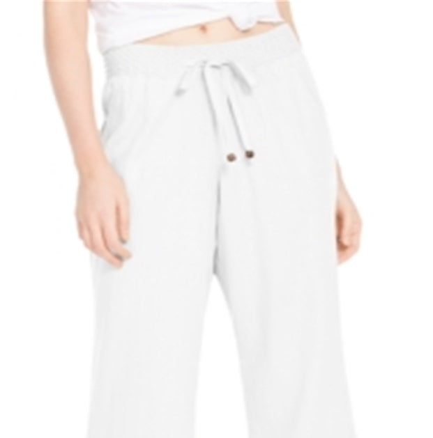 Sound/Style Women's Wide Leg Beach Pants White Size X-Large