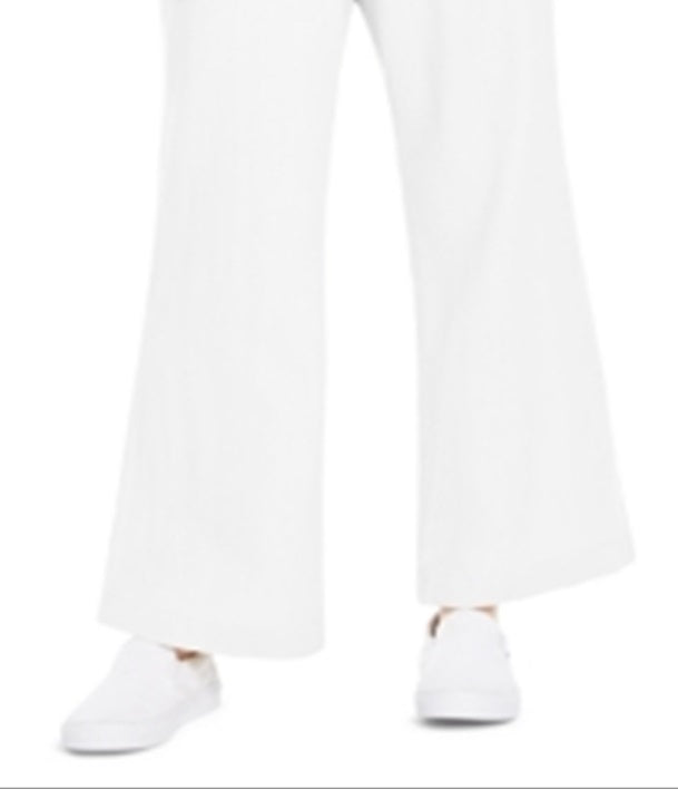 Sound/Style Women's Wide Leg Beach Pants White Size X-Large
