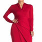 Rachel Roy Women's Bret Jersey Dress Red Size Small