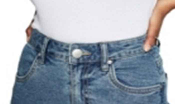 Cotton on Women's High Rise Classic Stretch Denim Short Blue Size 10