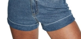 Cotton on Women's High Rise Classic Stretch Denim Short Blue Size 10