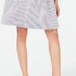 Maison Jules Women's Striped Fit & Flare Shirtdress Blue Size 14