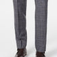 Michael Kors Men's Windowpane Plaid Classic Fit Pants Gray Size 36X34