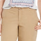 Style & Co Women's Cuffed Bermuda Shorts  Brown Size 8