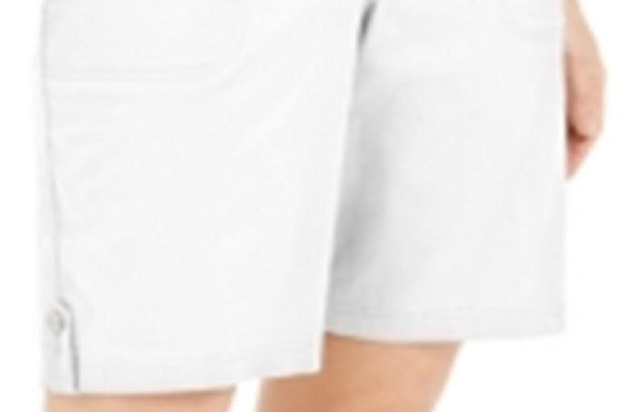 Karen Scott Women's Bermuda Shorts White Size 6