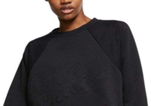 Nike Women's Fitness Workout Sweatshirt Black Size X-Large