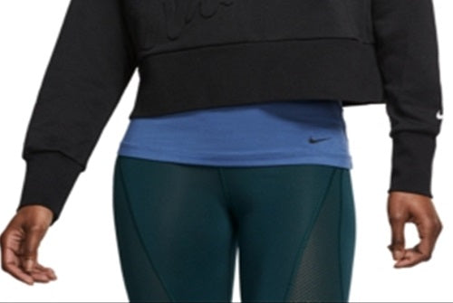 Nike Women's Fitness Workout Sweatshirt Black Size X-Large