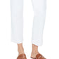 NYDJ Women's High Rise Straight Ankle Denim Chino White Size 6