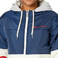 Champion Women's Stadium Hooded Puffer Jacket Blue Size X-Small