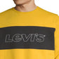 Levi's Men's Long Sleeve Fleece Sweatshirt Large Yellow Size Large