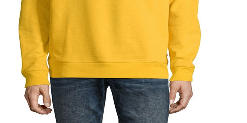 Levi's Men's Long Sleeve Fleece Sweatshirt Large Yellow Size Large