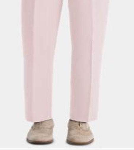 Lauren Ralph Lauren Men's UltraFlex Classic-Fit Linen Pants Pink Size 34X30