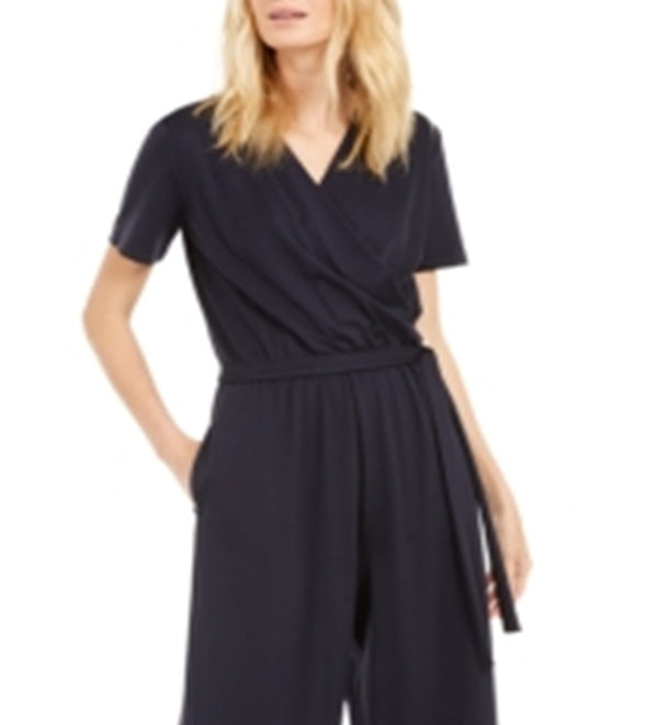 Weekend Max Mara Women's Panfilo Wide-Leg Jumpsuit Blue Size XL