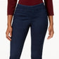 Charter Club Women's Petite Pull-on Slim-Leg Jeans  Blue Size 12 P