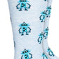 Bar III Men’s Robot Socks Blue Size Regular