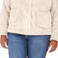 Jou Jou Junior's Plus Faux Fur Jacket Brown Size XXX-Large