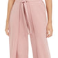 Bar III Women's Wide Leg Tie Front Pants Pink Size XXS
