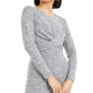 Bar III Men's  Long Sleeve Below the Knee Dress Gray Size XL