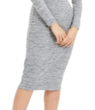 Bar III Men's  Long Sleeve Below the Knee Dress Gray Size XL