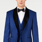 Ryan Seacrest Distinction Men's Slim-Fit Stretch Cobalt Shawl Lapel Tuxedo Jacket  Blue Size 46