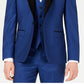 Ryan Seacrest Distinction Men's Slim-Fit Stretch Cobalt Shawl Lapel Tuxedo Jacket  Blue Size 46