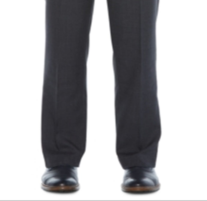 Perry Ellis Men's Modern Fit Non Iron Performance Stretch Plaid Dress Pants Blue Size 33X29