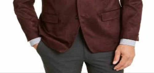 Ralph Lauren Men's Button Down Coat Red Size 42