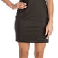 Guess Women's Ribbed Sleeveless V Neck Short Evening Body Con Dress Black Size 0