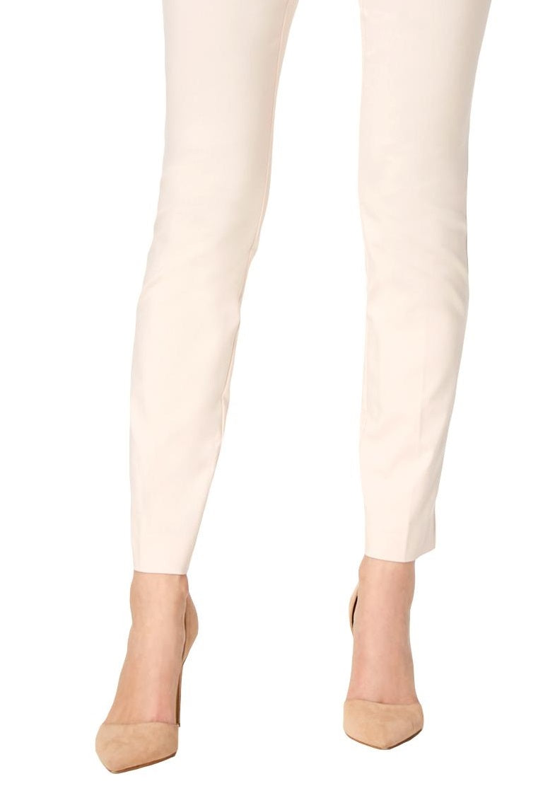 Alfani Women's Tummy Control Pull on Skinny Pants Pink Size 12