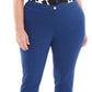 Calvin Klein Women's Plus Skinny Ankle Pants Blue Size 20W