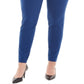 Calvin Klein Women's Plus Skinny Ankle Pants Blue Size 20W